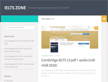 Tablet Screenshot of ielts-zone.com